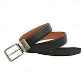 preiswerte Herren-Gürtel-Herren Gürtel Verstellbar Echtes Leder Chrom Streetwear Zeitgenössisch Freizeit Einfarbig Blau Weiß Täglich Geschäft Formell Taillengürtel