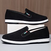 economico Scarpe Casual Slip-On-Scarpe casual slip-on da uomo grigie in maglia, traspiranti, leggere e comode, ideali per camminare, per tutti i giorni, per viaggiare, per casa, ufficio, tempo libero all'aperto e per look casual eleganti.