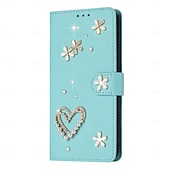 economico 2026 Samsung Galaxy S26 Serie-telefono Custodia Per Samsung Galaxy S26 S26 Plus S26 Ultra per Donna Ragazza con Supporto Slot per Carte Fiore Floreale TPU Pelle PU