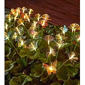 お買い得  経路ライト＆ランタン-ソーラーライト バタフライガーデンデコレーション 揺れるソーラーバタフライライト 屋外用 ガーデンパティオ ヤードポーチ クリスマス 花壇 デコレーション 家へのギフト