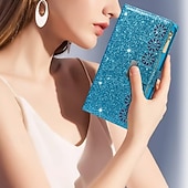 cheap 2026 Samsung Galaxy S26 Series-Phone Case For Samsung Galaxy S26 S26 Plus S26 Ultra Wallet Case Zipper Full Body Protective Kickstand Color Gradient sky PU Leather