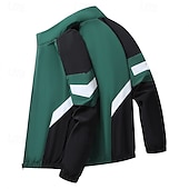 Χαμηλού Κόστους Τζάκετ Τρεξίματος-Ανδρικά Συνδυασμός Χρωμάτων Καλοκαίρι Ποδοσφαίρου Παγκόσμιος αγώνας Jachetă de Alergat Μπουφάν εξωτερικού χώρου Αθλητικό μπουφάν Άνοιξη Φθινόπωρο Φερμουάρ Τσέπη Μπλοκ χρωμάτων Μακρυμάνικο