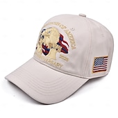 olcso Baseball sapkák-unisex 250./függetlenségi kalap, hordozható, lélegző, mindennapi, kültéri, utcai hímzés, zászlós