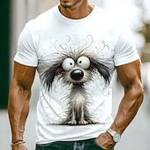 preiswerte T-Shirts mit Tiermuster-Herren Tiermotiv Lustig Ente Mürrisch T Shirt Kurzarm T-Shirt 3D-Druck Rundhalsausschnitt Hemd Übertrieben Designer Party Ferien Weiß 1 Khaki Weiß 2 Sommer Frühling Bekleidung S M L XL XXL XXXL