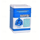 levne Dárkové předměty-Elektronická mincovní banka s ochranou heslem, ABS materiál, bankomat, digitální mince a vklad hotovosti, hudební hračka, dárek pro děti pro rané učení a vzdělávání