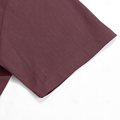 halpa Klassinen-Miesten Paita Pellava paita Button Up paita Yhtenäinen väri Kausaliteetti Loma Musta Valkoinen Viini Laivaston sininen Lyhythihainen Sänkyjen avaus Kesä Kevät Vaatetus Tasku