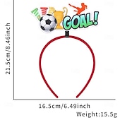 cheap Accessories&amp;Hats-World Soccer Match 2026 Headband Football Soccer Funny &amp; Reluctant Adults' Unisex Outdoor Match Dress Up