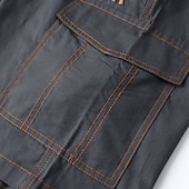 baratos Clássico-Homens Calças de carga Bermuda Cargo Calção Shorts casuais Bordado Bolsos Tecido Conforto Comprimento do joelho Casual Ao ar livre Streetwear Moda Roupa de rua Camuflagem cáqui Camuflagem - Verde