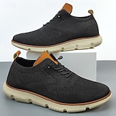 economico Sneakers Casual-sneakers casual da uomo in maglia: leggere, traspiranti e comode da indossare tutti i giorni, ideali per uscite informali, passeggiate e relax nel fine settimana