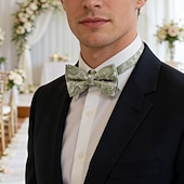 economico Cravatte e papillon da uomo-Da uomo Papillon Elegante Moda Formale A paisley Paisley Plaid Affari Ufficio Matrimonio