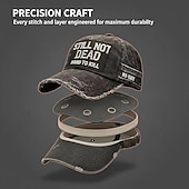 economico I regali-Cappellino da baseball Still Not Dead per uomo, cappello regolabile Hard to Kill, cappello da papà con umorismo vintage, cappello sportivo casual per esterni, cappello da baseball resistente in stile