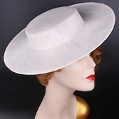 billige Fascinatorer-fascinators Sinamay Bryllup Bursdag Elegant Årgang Med Tyll Hodeplagg Hodeplagg