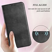baratos 2026 Samsung Galaxy S26 Série-telefone Capinha Para Samsung Galaxy S26 S26 Ultra Plus Capa para Cartão Wallet Com Suporte Suporte para carregamento sem fio Slot para cartão Retro TPU Couro PU