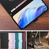 cheap 2026 Samsung Galaxy S26 Series-Phone Case For Samsung Galaxy S26 S26 Ultra Plus Wallet Case with Stand Holder with Lanyard Card Slot Retro TPU PU Leather