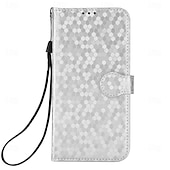 billige 2026 Samsung Galaxy S26-serien-telefon Etui Til Samsung Galaxy S26 S26 Pluss S26 Ultra Lommebok-kortveske Magnetisk Helkroppsbeskyttende med nøkkelbånd Kontor / Bedrift Geometrisk mønster TPU