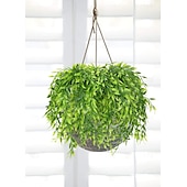 levne Umělé rostliny a zeleň-8 kusů umělé vrby, UV odolné plastové rostliny, zeleň, listy, umělá závěsná réva, umělý břečťan, pro domácnost, interiér, exteriér, zahradu, dveře, zeď, DIY, košík, výplň do květináčů, svatební,