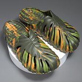 cheap Casual Sandals-Men's Camouflage Slip-On Poolside Shoes – Lightweight, Flexible, Non-Slip, Ideal for Beach Vacation, Resort and Casual Outdoor Wear