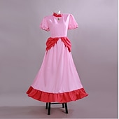 ieftine Costume de damă-Prințesă Rochii Rochie de fete cu flori Costum de petrecere tematică Film de aventură Cosplay for Pentru femei Adulți Halloween Săptămâna Cărții Petrecere Mascaradă Expoziție de Anime