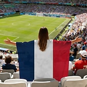 economico Costumi da fan-Partita mondiale di calcio 2026 Mantello Costume Bandiera Ventilatori Adulti Unisex Feste Partita di calcio Evento di calcio Vestirsi