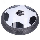 preiswerte 2026 Weltfußballspiel-Schwebefußball für Kinder, luftbetriebenes, schwebendes Indoor-Fußballspielzeug mit LED-Beleuchtung, weicher Schaumstoffstoßdämpfer zum Schutz von Möbeln, Sportgeschenk für Jungen, Mädchen und