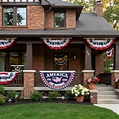 billiga 250:e årsjubileum-2PCS U.S. 250-årsjubileumsflagga 1,5X3 FT 1776-2026 Fläktflaggor Patriotiska stjärnor gårdsskyltar hängande dekoration för utomhus ytterdörr veranda välkomnande bakgrund med mässingsöglor
