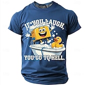 Hombre Argot divertido Camiseta Manga Corta Camiseta Impresión 3D Cuello Barco Camisa Moda Diario Diario Calle Brezo de pomelo Verano Primavera Ropa S M L XL XXL XXXL