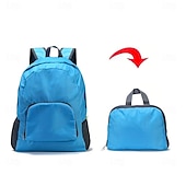 baratos Recreação ao Ar Livre-Mochila dobrável de viagem, leve e com grande capacidade, feita de lona, ideal para mulheres. &amp;Homens, ideal para caminhadas, acampamentos e montanhismo. &amp;esportes ao ar livre