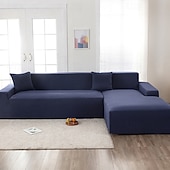 voordelige Bankhoes-Waterdichte bankhoes met wafelstructuur, elastische bankovertrek voor 1/2/3/4-zitsbanken, L-vormige hoekbanken en andere meubelbeschermers.