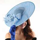 billige Fascinatorer-fascinators polyester Bryllup Bursdag Elegant søt stil Med Fjær Hodeplagg Hodeplagg