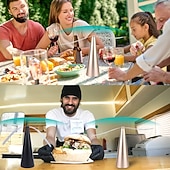 cheap Indoor Insect Control-3 Pack Fly Fan for Tables, Tabletop Fly Repellent Fan to Keep Flies and Bugs Away from Food, Portable Chemical-Free Bug Deterrent Fan for Outdoor Dining, BBQ, Picnic, Parties, Indoor Use