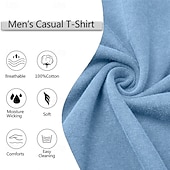 economico magliette di base-Per uomo Camicia 100% cotone lavaggio acido Manica Corta Zip a un quarto Primavera &amp; Estate Estate Primavera Blocco di colori Patchwork Retrò Vintage Casual Henley Patchwork Stile Vintage Blocco di