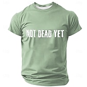  Per uomo Gergo divertente Maglietta Manica Corta maglietta Stampa 3D Girocollo Camicia Moda Quotidiano Quotidiano Streetwear Blu Blu chiaro Nero Estate Primavera Abbigliamento S M L XL XXL XXXL