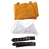 cheap Anime Costumes-Ocean Adventurer Straw Hat Pirate Anime Outfits Cosplay Suits Masquerade Dailywear Anime Expo Costume For Women's Adults'