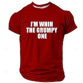  Men's I'M WHIH THE GRUMPY ONE With The Grumpy One Funny Humorous Royal Blue T Shirt Graphic Short Sleeve Crew Neck Regular Fit Casual Daily Wear Gift Designer Clothing Apparel S M L XL XXL XXXL