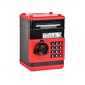 levne Dárkové předměty-Elektronická mincovní banka s ochranou heslem, ABS materiál, bankomat, digitální mince a vklad hotovosti, hudební hračka, dárek pro děti pro rané učení a vzdělávání