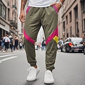 tanie Spodnie biegowe i legginsy-Męskie Lato piłkarskie Odzież sportowa z lat 80. Globalne dopasowanie Spodnie do biegania Spodnie dresowe sportowe Ściągana na sznurek Kieszeń Elastyczny pas Doły Codzienny Na zewnątrz Urlop Lato