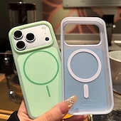 preiswerte Handyhülle für iPhone-Handy Hülle Handyhüllen Für iPhone 17 Pro Max 16 Pro Max 15 Pro Max Magnetische Adsorption Stoßfest ABS + PC