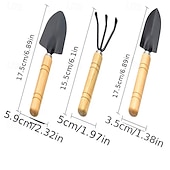 cheap Plant Care Accessories-6pcs Heavy-Duty Waterproof Folding Garden Mat with 3 Thickened Plant Care Cloths &amp; 3 Foldable Mats, Suitable for Indoor/Outdoor Use, Gardening, Repotting, Bonsai, Space-Saving Durable Design