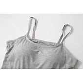  Top Camisole da Donna Semplice Basico Senza Maniche Collo a U Top Regolari Casual Nero Bianco Rosa Blu Khaki