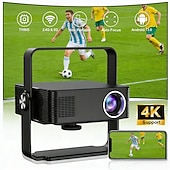 cheap Projectors-Native 1080P 5G Smart Projector, 8K Supported Android 13.0 Movie Projector for Soccer Watch Party, HDR 10+ Home Theater for Football Tournament, Stadium Experience for Championship Game Night