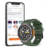 economico Smartwatch-Nuovo smartwatch impermeabile 5 ATM, ideale per attività all'aperto, monitoraggio sportivo, pagamenti PayPal, chiamate Bluetooth, schermo HD da 1,45" 466*466, smartwatch indossabile 2025
