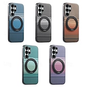 cheap 2026 Samsung Galaxy S26 Series-Phone Case For Samsung Galaxy S26 S25 Edge S24 FE S23 Ultra Plus A56 A36 A26 A16 A35 5G A15 Magnetic Adsorption with Stand Holder Shockproof TPU PU Leather