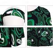 economico Outfit-Set Retrò Vintage Anni '70 Blusa / Camicia Pantaloni Copricapo Lunghe Hippie Disco Geometrico Costume Per donna Halloween Carnevale Festival Musicale Festa a tema retrò Adulti Blusa Pantaloni