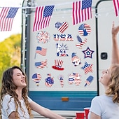 Недорогие США 250-й-Набор магнитов на холодильник ко Дню независимости, персонализированные мягкие магниты, праздничные декоративные магниты, украшения для дверных рамок автомобилей и вечеринок.