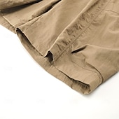 abordables Bermudas estilo casual-Hombre Activo Pantalón Corto Cargo Pantalón corto Pantalones cortos casuales Pantalón corto deportivo Bolsillo Cintura elástica Puro Plano Un Color Secado rápido Deportes Longitud de la rodilla