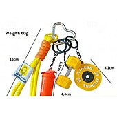 cheap Gifts-DIY Mini Gym Barbell Plate Keychain, Creative Fitness Weight Plate Keyring Pendant, Sport Lover Key Chain for Car Keys, Bag Charm, Couple Gift, Gym Lover Accessories