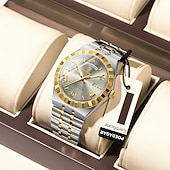 abordables Relojes de Cuarzo-872 nuevo reloj clásico de negocios de acero inoxidable ultrafino para hombre, reloj de pulsera de cuarzo luminoso resistente al agua