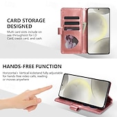 cheap 2026 Samsung Galaxy S26 Series-Phone Case For Samsung Galaxy S26 S26 Plus S26 Ultra Wallet Case Zipper Full Body Protective Kickstand Color Gradient sky PU Leather
