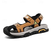 cheap Outdoor Sandals-Men's Outdoor Hiking Sandals – Adjustable Strap Sport Sandals with Breathable Mesh and Durable Sole, Perfect for Summer Travel, Beach Adventures and Outdoor Activities