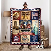 economico 250° Anniversario-Coperta per il 250° anniversario degli Stati Uniti, 1776–2026, coperta trapuntata patriottica americana, regalo per il giorno dell'indipendenza degli Stati Uniti, regalo per l'America 1776-2026
